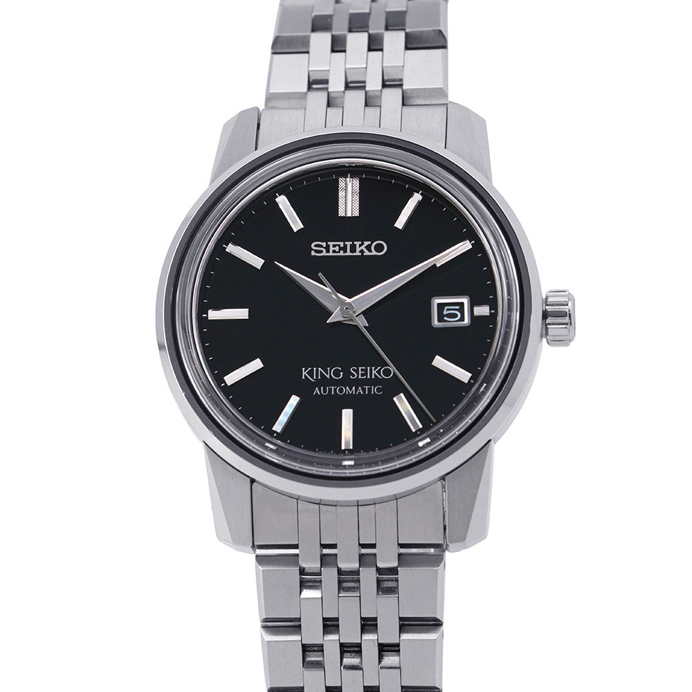 SEIKO King SEIKO SEIKO Watch Salon Exclusive Model W38.6mm Stainless Steel Black DialSDKA007