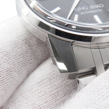 将图像加载到图库查看器中，SEIKO King SEIKO SEIKO Watch Salon Exclusive Model W38.6mm Stainless Steel Black DialSDKA007

