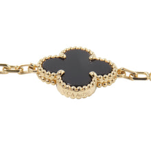 将图像加载到图库查看器中，Van Cleef &amp; Arpels Vintage Alhambra Bracelet 5 motifsVCARA41300 18K Yellow Gold
