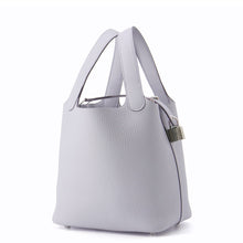 将图像加载到图库查看器中，HERMES Picotin Lock Green Pantan Taurillon Clemence Size PM
