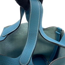 将图像加载到图库查看器中，HERMES Picotin Lock Blue Jean Taurillon Clemence Size PM
