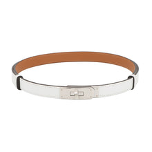 Load image into Gallery viewer, HERMES Kelly belt New White Epsom
