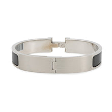 Load image into Gallery viewer, HERMES ClicHH Clic Crack Enamel Bracelet Size T5 NoirMattH703203FB01T5 Metal
