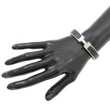 Load image into Gallery viewer, HERMES ClicHH Clic Crack Enamel Bracelet Size T5 NoirMattH703203FB01T5 Metal
