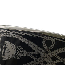 Load image into Gallery viewer, HERMES Enameled GM Hose/Rope Size Large Black Metal
