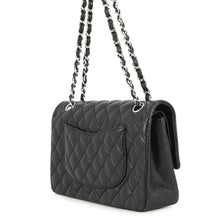 将图像加载到图库查看器中，CHANEL Matelasse W flap WChainShoulder Bag BlackA01112 Lambskin Size 25
