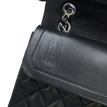 Load image into Gallery viewer, CHANEL Matelasse W flap WChainShoulder Bag BlackA01112 Lambskin Size 25
