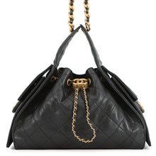 Load image into Gallery viewer, CHANEL CHANEL25 ChainShoulder Bag BlackAS5293 Caviar Leather Size Small
