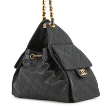 Load image into Gallery viewer, CHANEL CHANEL25 ChainShoulder Bag BlackAS5293 Caviar Leather Size Small
