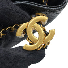Load image into Gallery viewer, CHANEL CHANEL25 ChainShoulder Bag BlackAS5293 Caviar Leather Size Small
