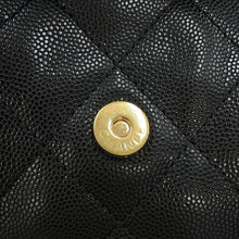 Load image into Gallery viewer, CHANEL CHANEL25 ChainShoulder Bag BlackAS5293 Caviar Leather Size Small
