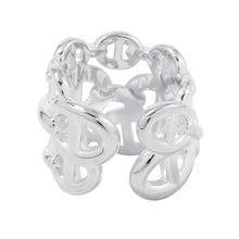 将图像加载到图库查看器中，HERMES Chaine d&#39;Ancre Anchene Ring Size GM/48/#8 SV925
