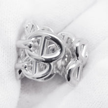 将图像加载到图库查看器中，HERMES Chaine d&#39;Ancre Anchene Ring Size GM/48/#8 SV925
