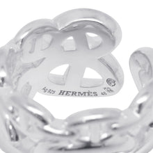 将图像加载到图库查看器中，HERMES Chaine d&#39;Ancre Anchene Ring Size GM/48/#8 SV925
