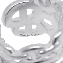 将图像加载到图库查看器中，HERMES Chaine d&#39;Ancre Anchene Ring Size GM/48/#8 SV925
