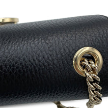 Load image into Gallery viewer, GUCCI Interlocking G ChainShoulder Bag Black510304 Leather
