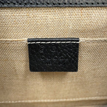 Load image into Gallery viewer, GUCCI Interlocking G ChainShoulder Bag Black510304 Leather
