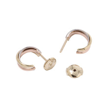 将图像加载到图库查看器中，CARTIER Trinity Earrings Size MiniB8301540 K18YG K18WG K18PG
