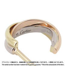 将图像加载到图库查看器中，CARTIER Trinity Earrings Size MiniB8301540 K18YG K18WG K18PG
