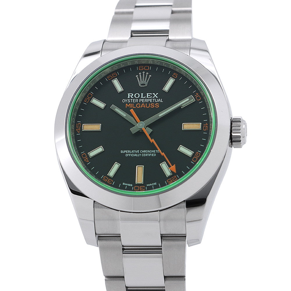 ROLEX Milgauss W40mm Stainless Steel Black Dial116400GV