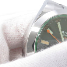 将图像加载到图库查看器中，ROLEX Milgauss W40mm Stainless Steel Black Dial116400GV

