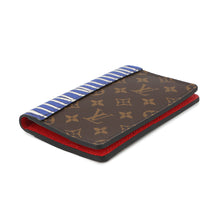 将图像加载到图库查看器中，LOUIS VUITTON Organizer de Poche Virgil Abloh Brown/Blue/RedM69701 Monogram/Leather
