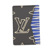 将图像加载到图库查看器中，LOUIS VUITTON Organizer de Poche Virgil Abloh Brown/Blue/RedM69701 Monogram/Leather
