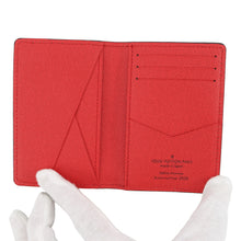 将图像加载到图库查看器中，LOUIS VUITTON Organizer de Poche Virgil Abloh Brown/Blue/RedM69701 Monogram/Leather
