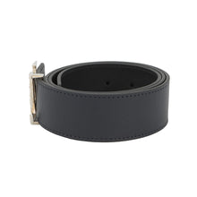 将图像加载到图库查看器中，LOUIS VUITTON Belt・LV Mosaique Reversible Belt Size 85/34 Black/NavyM0163 Leather
