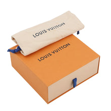 Load image into Gallery viewer, LOUIS VUITTON Belt・LV Mosaique Reversible Belt Size 85/34 Black/NavyM0163 Leather
