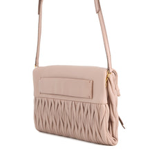 将图像加载到图库查看器中，MIUMIU Matelasse Clutch 2WAY Shoulder Bag Jasmin FlowerRP0357 Leather
