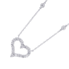 将图像加载到图库查看器中，TIFFANY&amp;Co. Sentimental Heart by the Yard Pendant Pt950
