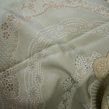 将图像加载到图库查看器中，HERMES Scarf Carre Fairy Finger Size 90 Light Gray/White/Ivory Silk 100%
