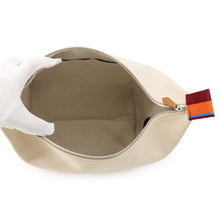 将图像加载到图库查看器中，HERMES BRIDE A Black H Pavilion Natural/Multicolor Canvas Size GM
