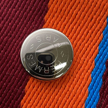 将图像加载到图库查看器中，HERMES BRIDE A Black H Pavilion Natural/Multicolor Canvas Size GM
