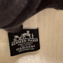 将图像加载到图库查看器中，HERMES BRIDE A Black H Pavilion Natural/Multicolor Canvas Size GM
