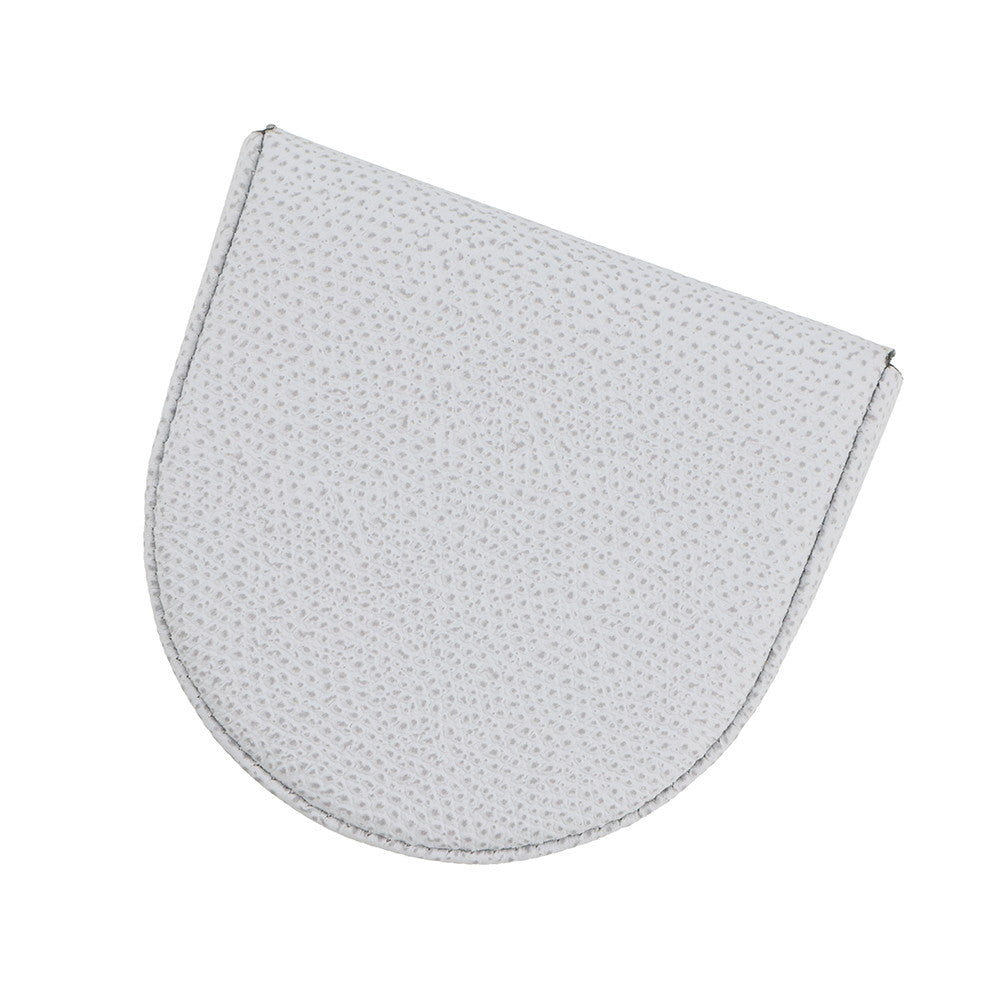 Valextra Valextra Horseshoe Coin Purse StoneGrayV0L89 Soft Calf Leather