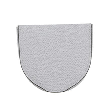 将图像加载到图库查看器中，Valextra Valextra Horseshoe Coin Purse StoneGrayV0L89 Soft Calf Leather
