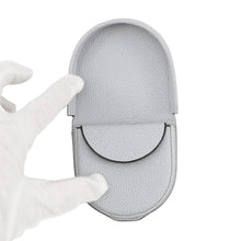 将图像加载到图库查看器中，Valextra Valextra Horseshoe Coin Purse StoneGrayV0L89 Soft Calf Leather
