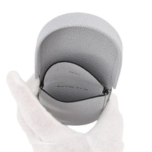 将图像加载到图库查看器中，Valextra Valextra Horseshoe Coin Purse StoneGrayV0L89 Soft Calf Leather
