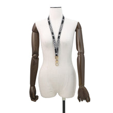 将图像加载到图库查看器中，CHANEL CC Logo Strap Black/WhiteAAA911 Canvas
