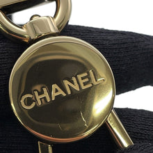将图像加载到图库查看器中，CHANEL CC Logo Strap Black/WhiteAAA911 Canvas
