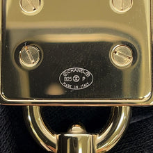 将图像加载到图库查看器中，CHANEL CC Logo Strap Black/WhiteAAA911 Canvas
