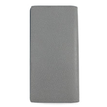 将图像加载到图库查看器中，LOUIS VUITTON Portefeuille Brazza GlacierGray/Navy BlueM25966 Taiga Leather
