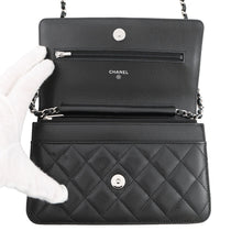 Load image into Gallery viewer, CHANEL Matelasse Chain wallet BlackAP0250 Caviar Leather
