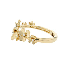 将图像加载到图库查看器中，Van Cleef &amp; Arpels Frivole Bracelet 7 Flower Small Model Size SVCARP6L100 18K Yellow Gold
