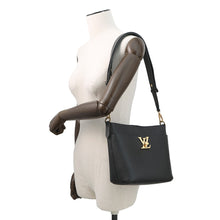 Load image into Gallery viewer, LOUIS VUITTON Padlock &amp; Walk BlackM24006 Grained Calf Leather
