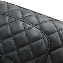 Load image into Gallery viewer, CHANEL Coco handle Dark Gray/BlackA92990 Lambskin beads Size Small
