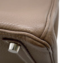 将图像加载到图库查看器中，HERMES Birkin Etoupe Togo Leather Size 25
