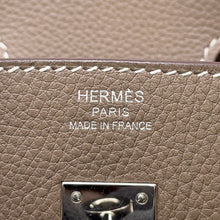 将图像加载到图库查看器中，HERMES Birkin Etoupe Togo Leather Size 25
